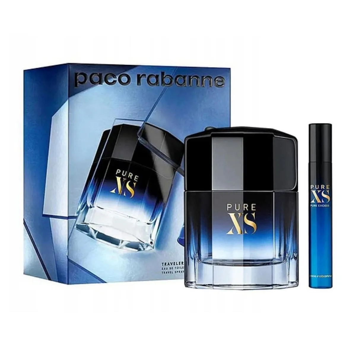 Estuche Pure Xs Paco Rabanne Travel Exclusive Edt 100Ml 20Ml Hombre