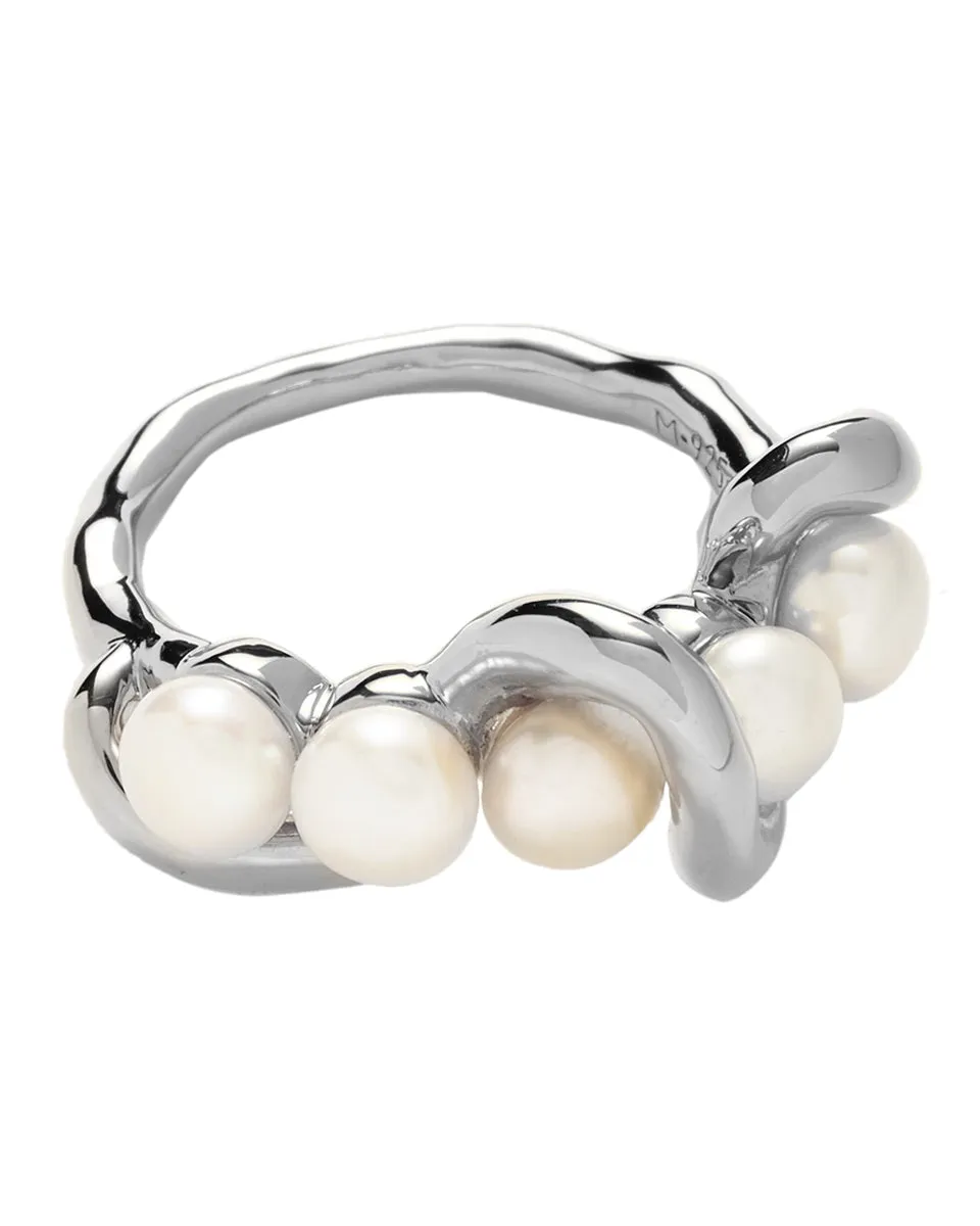 Molten Pearl Ring-p