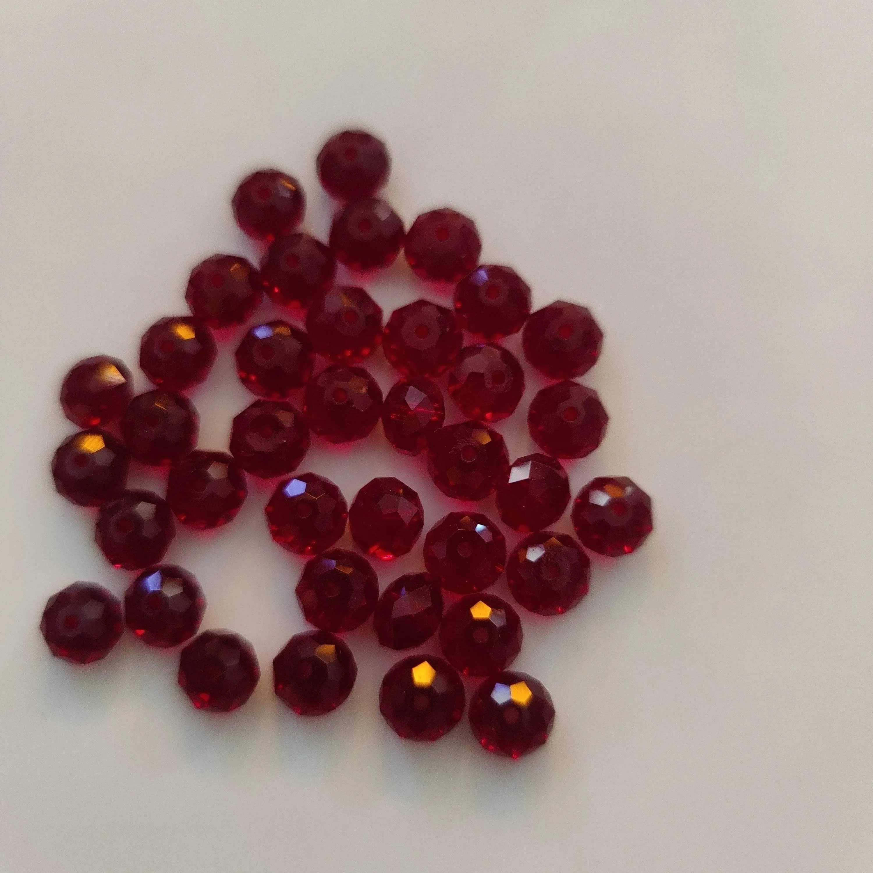 Swarovski Briolette 8mm ud color dark red