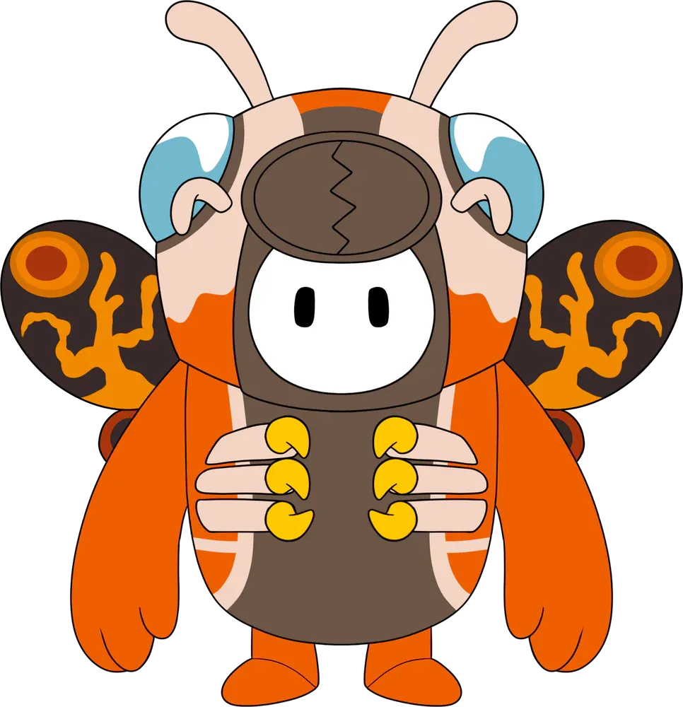 Youtooz Plush: Godzilla x Fall Guys - Mothra Peluche 9 Pulgadas